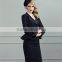 2014 Ladies Two Pieces Long Sleeve Blazer and Skirt Set Women Office Business Suit