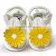 sunflower baby summer sandals, baby leather sandals