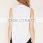 2016 guangzhou shandao oem service summer new design casual chiffon plain dyed sleeveless ladies western tops