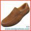 Fashion slip on nubuck loafers wholesale hand stitching shoes