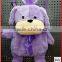 factory direct sale plush kids animal backpack with EN71 and SGS test report