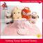 Custom comfortable and safe baby blanket animal baby blanket toys