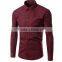 Fashion Brand Mens Shirt Long Sleeve Camisa Masculina Men's Clothing Casual Dress Shirts Solid Color Work Wear Men