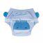 blue whale pattern soft cotton reusable baby cloth diaper nappy