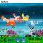 Environental PVC inflatable fish model inflatable cartoon fish 3D fish