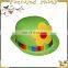 cheap pink with flower Clown Bowler Hat