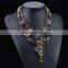 Wholesale Custom Flower Beautiful Heavy Diamond Retro Necklace