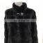 2017 new style fur suppliers lady's wholesale mink fur coat removable length and sleeve