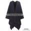 Women cashmere wool poncho wraps sweater