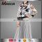 Stylish New Design Fashion Summer White and Black Printing Coat Cool Jacket