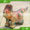 KAWAH Amusement Park Dinosaur Rides Electric Coin Operated Animal Scooter For Kids