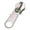 Custom locking plastic zipper sliders with nylon rope