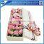 Full color printed custom paper flower gift box