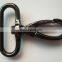Custom logo/size/color metal snap hook gold snap metal keychain