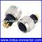 M12 12 poles a code automotive female watertight moldable connector for industry