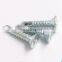 small package galvanized zinc/copper/nickle plated cross recessed countersunk flat head self drilling screws