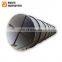 GB Q195 Q235 Q345 ssaw spiral welded carbon steel pipe schedule 40 pipe large diameter corrugated steel pipe