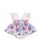 Lace Sleeve Romper Jumpsuit Baby Floral Pattern Bodysuit One Piece for Wholesale Price