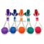 Plush dog toy rope and ball toy with suction cup fixable play dog toy