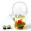 Artistic Flower Blooming Tea the double dragon sprouting a pearl