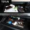 TEFUN for Tesla Model 3 and Tesla Model 3 2018-2020 Car Central armrest Box Stowing Tidying Glove Box Double Storey Non-Slip