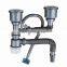 Steel Cutlery Sink Waste Coupling Wash Basin Copper Lavatory Drain Stopper Plug Pop Up Brass Drainer