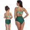 Matching Family Bathing Suits Mother Girl Bikini Swimsuit For Mom and Daughter Swimsuits Female Children Baby Kid Beach Swimwear