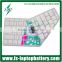 Fashion Silicone Waterproof UK keyboard Cover For Apple iMac, for Macbook Pro