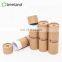 Custom kraft paper hemps paper packaging cylinder tube