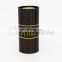 Paper tube food grade cookies tin container small gold round box