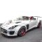 Hight quality wide body kit for Jaguar F-type CMST style front bumper rear bumper side skirts and wide flare trunk spoiler