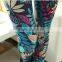 new model women flower printed colorful sexy leggings 2016