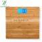 New bamboo platform electric kitchen weighing food scale