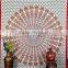 Indian Tapestry Cotton Red Mandala Print Vintage Wall Hanging Tapestries Throw Bedsheet