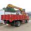 Best price small Dongfeng 4x2 4x4 LHD RHD XCMG 3.5ton 3.2ton 3 ton crane truck