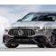 Factory price Front bumper for Mercedes benz Cla-class W118 2020 2021 change to CLA45 AMG model Body kit include grille rear lip