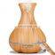 500ml Vase Wood Blue-tooth speaker Air Humidifier humificadores Mist maker Ultrasonic difusores de aroma