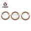 Sale In Bulk Flat Key Chain Stainless Steel Split Ring Metal Keyring For Accessories
