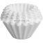 Chinese Manufacturer Basket Pattern Paper Coffee Filter Unbleached Bleached Paper Coffee Filter