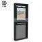 High quality aluminum alloy vertical sliding window with sound insulation and mosquito prevention