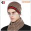 2015 New OEM wholesale popular scarf hat knitting set/knitting hat scarf set