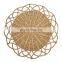 Best Price Flower Rustic Rattan Placemat Table mat Wicker wall decor basket wholesale Handwoven in Vietnam