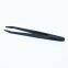 Black plastic tweezers clean carbon fiber tweezers pointed flat elbow round 93305