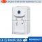 Portable mini desktop hot and cold water dispenser with refrigerator