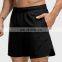 Fast Delivery Casual Solid Color Comfortable Shorts Elastic Drawstring Beach Shorts Men's Workout Running Training Sports Wear