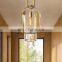 Modern Design LED Decorative Bedroom Lamp Bar Retro Glass Crystal Chandeliers Ceiling Luxury Pendant Light Classic Crystal Style