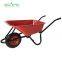 Industrial Wheelbarrow Garden Tracked Construction Heavy Duty Wheelbarrow 6 Cbf Metal Tray Air Tire