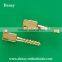 Low price White Nylon Latch Type Dental Disposable Prophy Brush
