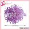 Super hot sale solid ribbon flower fancy hair clips for girls fashion jewelry (XH11-8444)