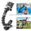 Flexible Neck Jaws Monopod Tripod Flex Clamp Mount for GoPro Hero 4 3+ 3 2 1 sj4000 Xiaomi Yi